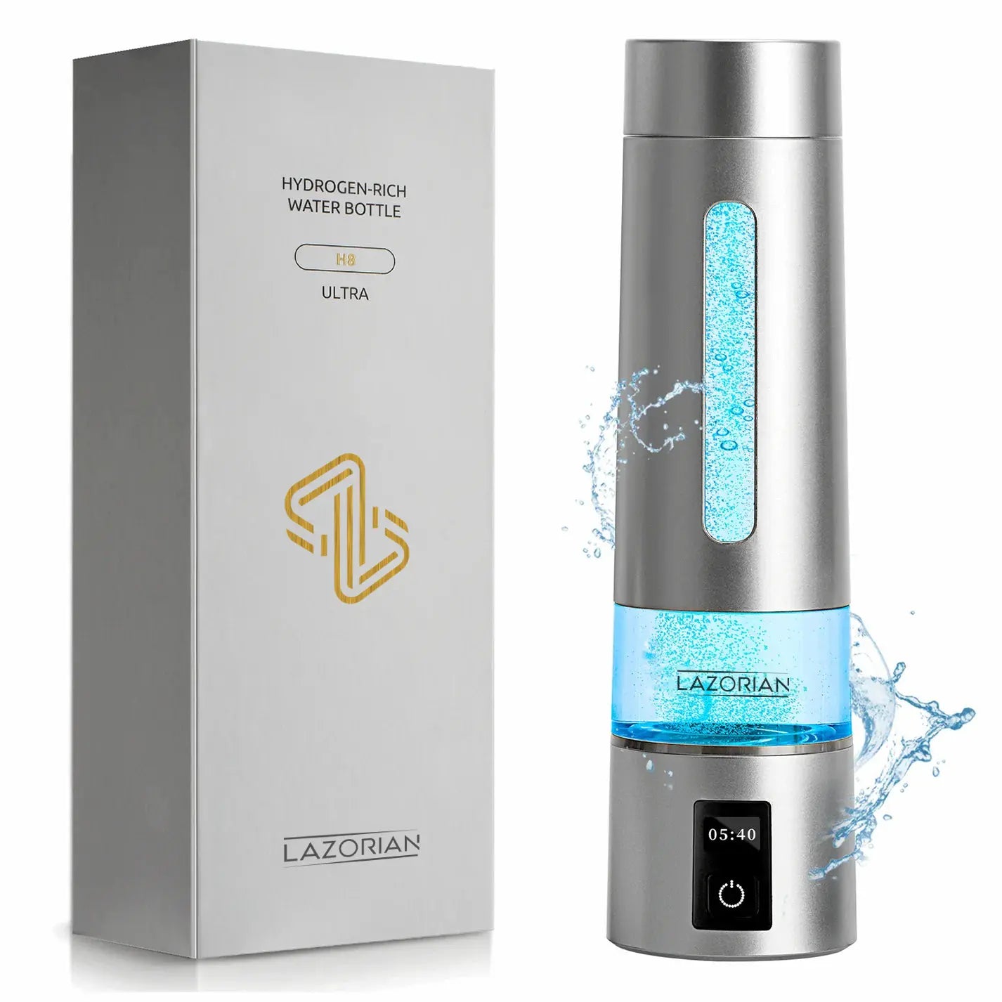 Lazorian Hydrogen Water Bottle Generator H8 Ultra-For ALL Beverages